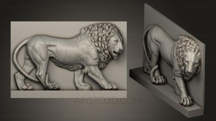Figurines lions tigers sphinxes (STKL_0067) 3D model for CNC machine